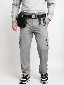 1 Set Outdoor Sports 2-In-1 Tactical Belt - Nylon Material, Adjustable Buckle, Suitable For Survival, Tactical Use, Tactical Gear - Multicolor - View 2