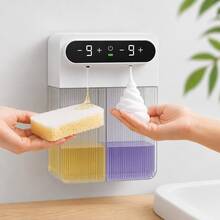 Dispensador automático de jabón para cocina, máquina de gel con sensor, dispensador de jabón de manos de espuma, dispensador de gel de ducha para baño, recargable, gran capacidad - Ver 11