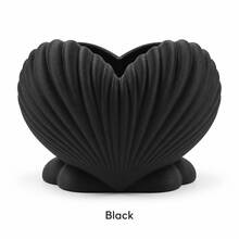 1pc Popular 3D Printed Heart-Shaped Shell Succulent Planter, Cute Mini Heart-Shaped Flower Pot, Textured Desktop Small Plant Pot, Valentine's Day Gift Home Desktop Decor - Multicolor - View 13