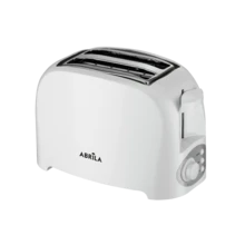 Avant محمصة خبز ABRILA 750W باللون الأسود والأبيض - محمصة كهربائية بفتحتين مع 7 مستويات تحميص، وظيفة إذابة الجليد والإغلاق التلقائي، الأبعاد 17x26x15 سم - أبيض - مشاهدة 1