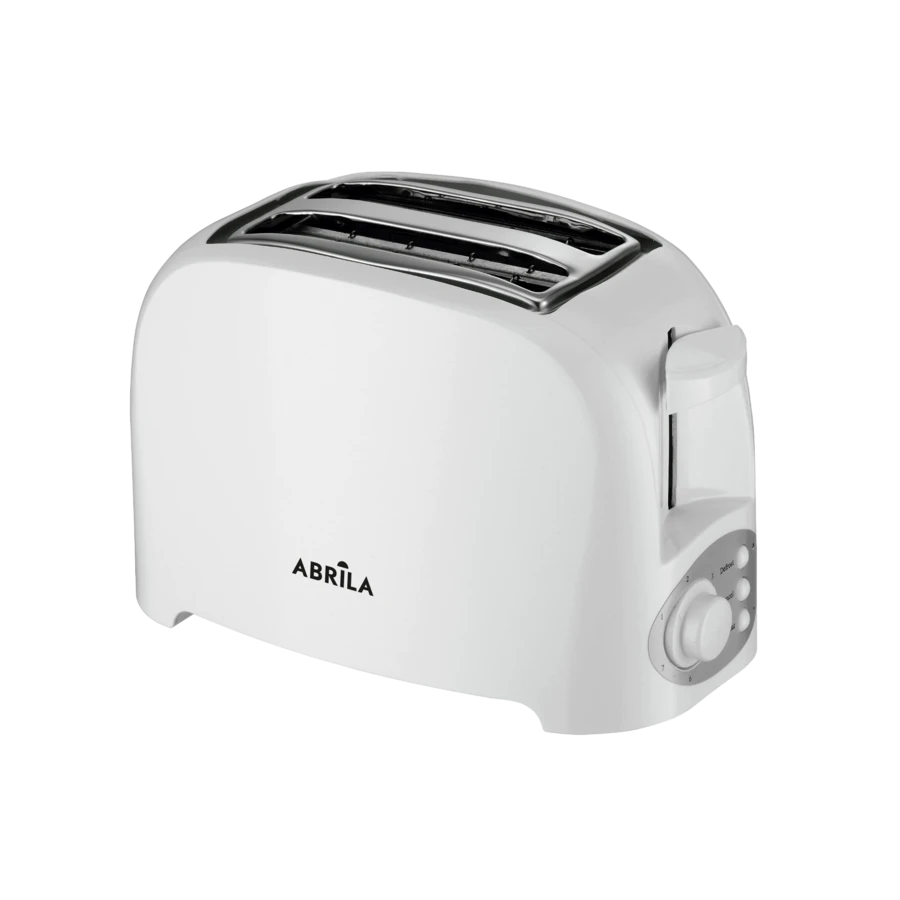 Avant محمصة خبز ABRILA 750W باللون الأسود والأبيض - محمصة كهربائية بفتحتين مع 7 مستويات تحميص، وظيفة إذابة الجليد والإغلاق التلقائي، الأبعاد 17x26x15 سم - أبيض - مشاهدة 1