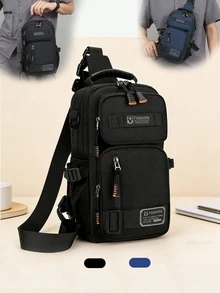 Men's New Multi-Purpose Fashion Chest Bag, Travel Sports Shoulder Crossbody Chest Bag, Lightweight Small Bag - A - View 2