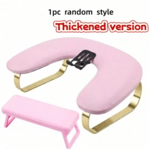 Nail Art Hand Rest With Bottom Phone Holder, Nail Art Hand Rest And Adjustable Phone Clip, Dual Hand Nail Art Table, Suitable For Home And Nail Salon - Multicolor - View 14