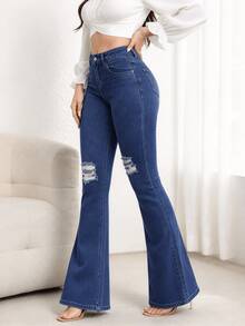 Women Jeans - 2057 Blue - View 4