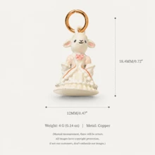 1pc Cute Assorted Fairy Tale 3D Animal Metal Pendant, Multi-Pattern Gold Tone Mini Garden Style Animal Pendant, Suitable For DIY Jewelry Making, Lead And Nickel Free, Perfect For Handmade Bracelet Crafting, Fantasy Couple Gift And Craft Projects - Multicolor - View 11