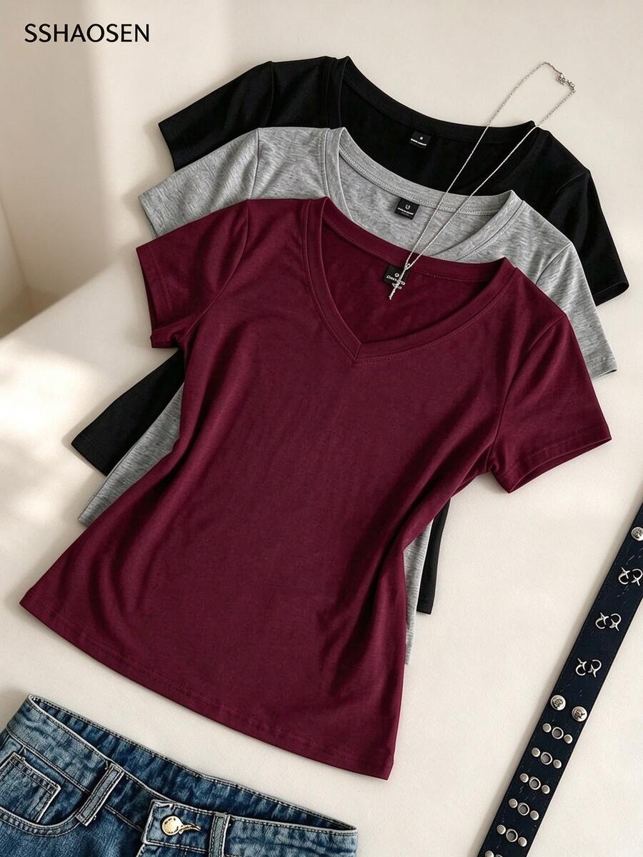 Women T-Shirts - Multicolor 9 - View 1