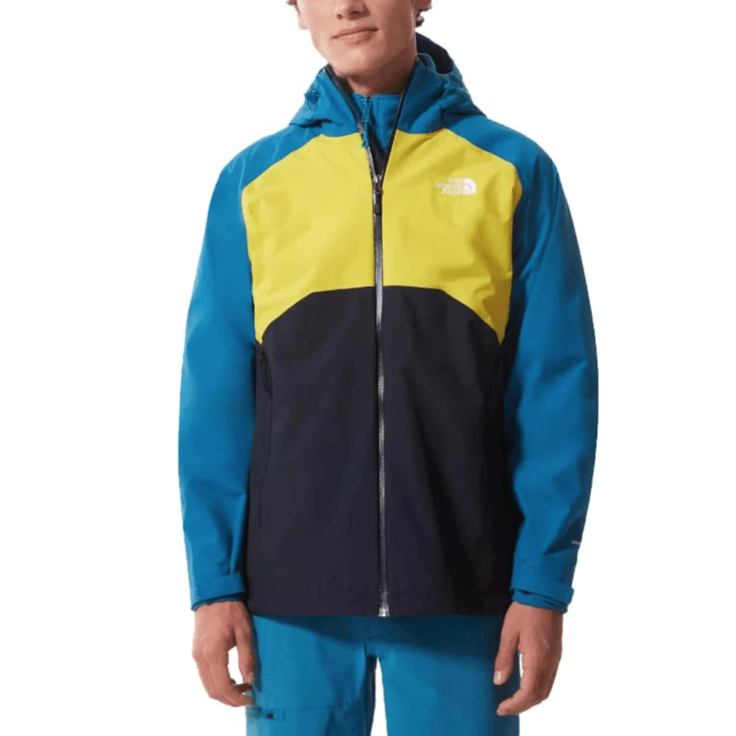 The North Face Mens Stratos Jacket / BNWT / Aviator Navy Yellow / RRP £145 - Yellow - View 1