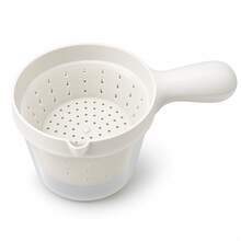 1pc Small Handheld Kitchen Colander Basket, Multi-Layer Fruit Washing Tool, Hanging Plastic Vegetable Basin, Draining Spoon, Creative Fruit Basket, Fruit Colander, Fruit Washer, Multi-Layer Vegetable Colander, Rice Strainer With Handle, Luxury Fruit Filtering Tray, Suitable For Washing Small Berries, Tomatoes And Grapes - Multicolor - View 13