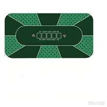 Rectangular Texas Hold'em Poker Table Mat (Multiple Sizes Available ...