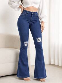 Women Jeans - 2057 Blue - View 2