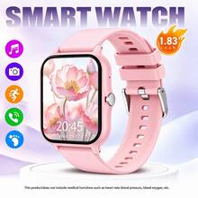 Jam Tangan Pintar Olahraga Luar Ruangan, Layar Sentuh Penuh 1,83 Inci, Baterai 260mAh, Mendukung Panggilan dan Pesan Nirkabel, Pemutaran Musik, Pelacak Kebugaran. Cocok Sebagai Hadiah untuk Teman dan Pasangan, Kompatibel dengan Android dan iOS - View 2