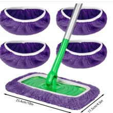 5pcs Ultra-Fine Fiber Mop Replacement Pads, Washable And Reusable Mop Replacement Pads, Soft And Absorbent Mop Head, Suitable For Flat Mop Home Floor Cleaning, Reusable Mop Head, Washable Mop Replacement Pads, Flat Mop Pads - Multiple Styles - View 6