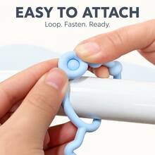 Multifunctional Baby Anti-Lost Chain, Reusable Silicone Straw Cup Lanyard, Toddler Toy Tether Silicone Strap - Travel Essential - Christmas - Thanksgiving Gift - Multicolor - View 4