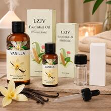 100ml/30ml Vanilla Fragrance Essential Oil, Vanilla Essential Oil, Suitable For Aromatherapy Diffuser, Humidifier, Soap/Candle Making, Ideal Gift - Vanilla Essential Oil - View 9