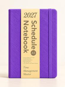 2027 Time Planning Notebook, Self-Discipline Check-In Book, Travel Planner, Calendar Planner, Office Accessories And Decor, Personal Planning Supplies To Improve Time Management And Efficiency, Convenient To Carry And Store, Supports Goal Tracking And Daily Planning, Suitable For Students And Professionals, Essential Stationery And Office Supplies For Back To School Season - Multicolor - View 11