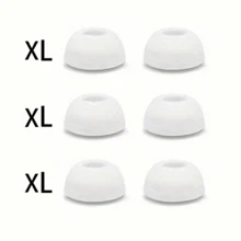 3 Pairs! Silicone Ear Tips Compatible With Airpods Pro 1/2 - 3 Pairs, With Noise Reduction And Dust-Proof Function, Compatible With USB-C Charging Case (S/M/L) - View 20