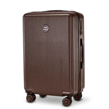 W WINGS Travel Suitcase Set 3 Pcs | Cabin, Medium And Large Hard Shell Luggage With Telescopic Handle And Side Hook - Chocolate Brown - View 12