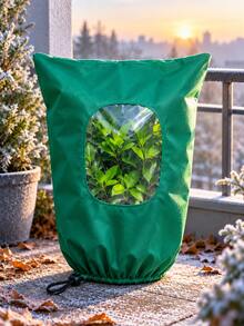 Winter Plant Cover, Reusable Drawstring/Zipper Plant Protection Bag, Warm Shrub Cover, Outdoor Garden Frost-Proof Plant Jacket, Suitable For Balcony, Yard, Rooftop Garden Small Potted Plants, Shrubs And Seedlings Winter Protection, Perfect Gift For Autumn/Winter Christmas Gardening Plant Care - Multi-color - View 6