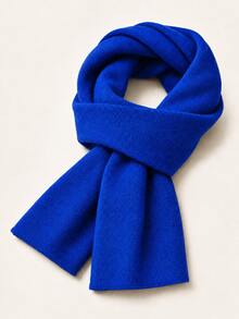 Men's Solid Color Soft Winter Scarf, Warm Long Cross-Wrap Neck Scarf, Suitable For Casual Daily Outdoor Wear, 7 Colors Available - Multicolor - View 10