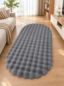 Thảm trải sàn oval màu xám mềm mịn lông xù, cho phòng ngủ, phòng khách, phòng học, văn phòng, thảm phòng ngủ lông xù, có thể giặt & chống trượt, thảm lông xù, thảm lông giả, thảm phòng khách, thảm phòng ngủ, thảm cạnh giường, thảm trang trí, trang trí phòng ngủ, trang trí nhà cửa, trang trí phòng, trang trí mùa đông - Xám - Xem 2