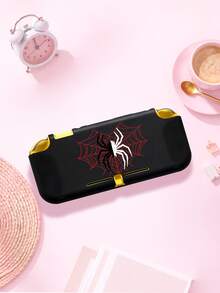 Xingji, 1pc Cool Heart-Shaped Spider Web Pattern Game Console Protective Case, Compatible With Switch 2 (2025)/Switch OLED/Switch Console, Made Of Soft TPU Material Soft Shell/Hard Shell, Universal Storage Bag, No Disassembly Required, Anti-Drop And Anti-Dust, Ideal Gift Compatible With Switch Gamers - View 18