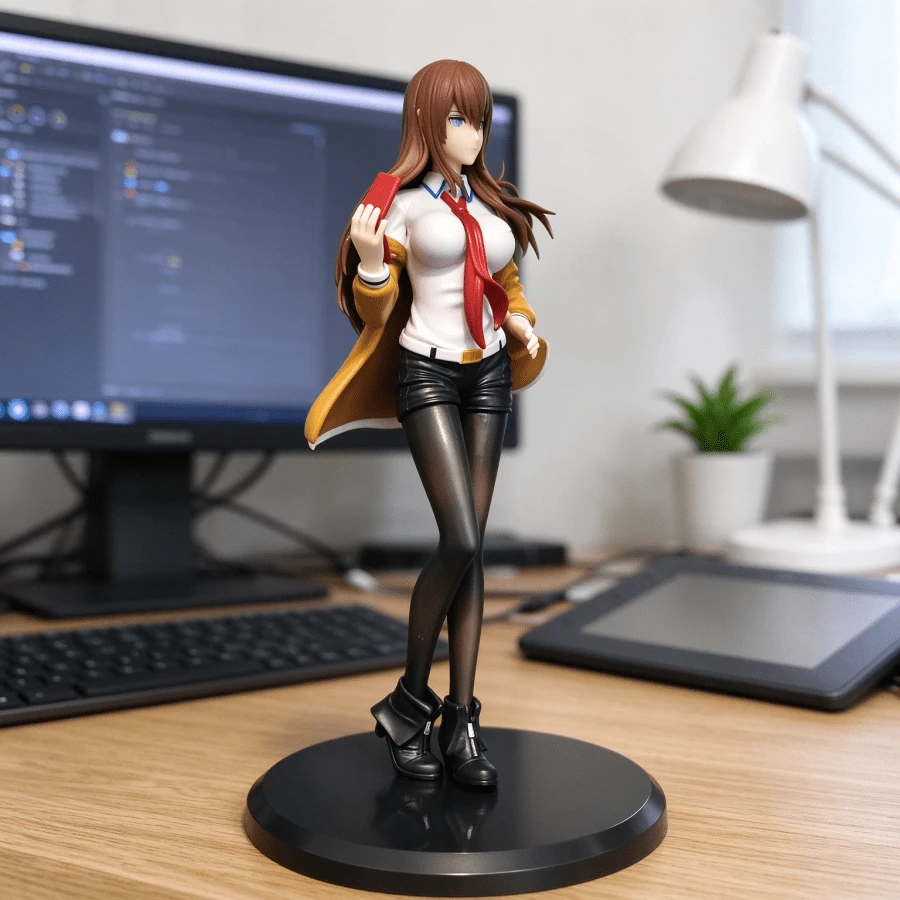Hasbro Heart Of Light Steins;Gate Makise Kurisu Assistant Anime Figure Model Ornament