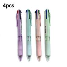 4pcs/12pcs 4-In-1 Retractable Ballpoint Pen Set, 0.7mm Smooth Writing Multi-Color Pens With Grip, Macaron Colors, Suitable For School, Office, Planner, Perfect For Home, Office Workers, Teachers, Halloween, Birthday Party, Christmas, Graduation Season, Mother's Day, Easter, Independence Day, Back To School - 4-in-1 Pen - View 10