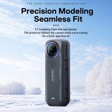 Compatible With Insta360 X5 Protective Lens Cover, High-Definition Tempered Glass Lens Cap, Wear-Resistant, Scratch-Resistant, Panoramic Action Camera Anti-Drop Protection - View 5