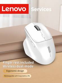 Lenovo Wireless Bluetooth Mouse, Silent Dual-Mode Rechargeable For Office & Gaming, Compatible With Laptop & PC - View 12