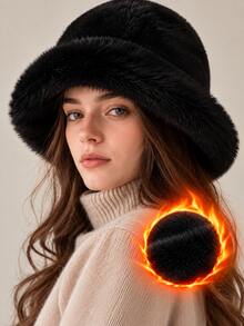 3-In-1 Fisherman Bucket Hat, Unisex, Warm Fleece Windproof Face Mask Scarf, Adjustable Winter Warm Hat, Suitable For Skiing, Cycling, Outdoor Sports, Flattering Face Shape, Adjustable Head Circumference, Daily Outings, Commuting, Versatile Accessory, Windproof Ear Protection, Large Head Friendly, Winter Warmth Essential - Multicolor - View 11