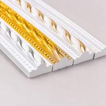 1pc Self-Adhesive Peel And Stick Decorative Trim Line, Flexible Wall Decor Strip, 3D Embossed Decorative Line, Suitable For Tile, Wood Wall Panel, Photo Frame Border, Tassel Edge, Ceiling Wallpaper Decoration Line - 1pc - View 7