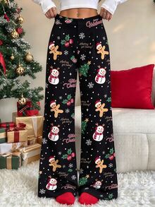 Plus Size Pants - Mixed Color 3 - View 3