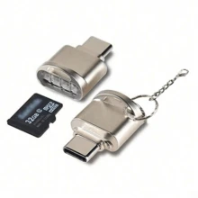 Portable Mini Card Reader Type C Micro SD TF Memory Card Reader OTG Adapter USB 3.1 Card Reader Compatible With Sasun Huwei Laptop - View 1