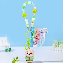 MINISO Disney Zootopia Character Keychain With Beaded Strap, Bag Charm For Handbags, Backpacks & Tote Bags, Birthday & Christmas Gifts - Style 4 - View 10