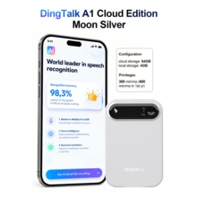Reletech AI Voice Recorder, DingDing A1 Ultra-Thin Aluminum Alloy 64GB Local Storage, 6-Microphone Array Noise Reduction, Real-Time Multilingual Transcription And Translation, Magnetic Portable Voice Recorder, Suitable For Meetings, Interviews, Lectures - View 13