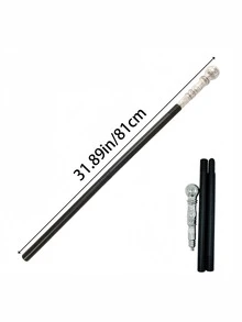 Halloween Party Props Costume Cane All Black Magician Cane Stick Cane, DIY Adjustable Length, Suitable For Cosplay Accessories, Performance Props, Holiday Gifts - Multicolor - View 28