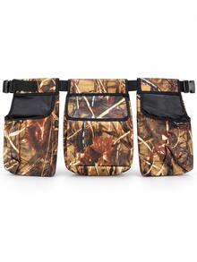 Multifunctional Saddle Hunting Gear Accessories With Camouflage Print Large Tree Stand Bag For Hunters Wear-Resistant Shell Bags Perfect For Woods Hiking Construction Holster Utility Belt Tactical Gear Vest Hunting Accessories For Men - Camouflage - View 2