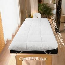 31.2"X 72" Massage Mattress Set, Includes Massage Pad Cover And Pillowcase, Natural Material, Super Soft, Hypoallergenic - Multicolor - View 3