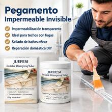 Pegamento Impermeable Invisible, Sellador Transparente para Reparaciones del Hogar, Evita Fugas en Techos y Baños, Adhesivo Resistente al Agua, Incluye Brocha, Ideal para Proyectos DIY de Impermeabilización en Pisos y Azulejos - Sellador Impermeable - Ver 4