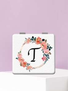 1PC Ins Letter Series Portable Vanity Mirror, Foldable Lightweight Ultra-Thin Convenient Hand Mirror, Exquisite Suitable For Multiple Scenarios And All People, Foldable Square Pocket Mirror, Artistic Fresh Heart English Letter Pattern Design, Delicate And Fine, Reliable Foldable Structure, Durable And Drop-Resistant, Easy To Carry, Handheld Makeup Mirror, 180° Flip Cover Multifunctional - Multicolor - View 15