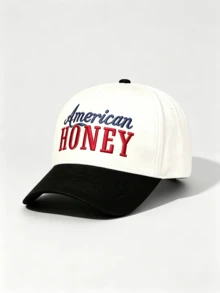 1PC Men's And Women's Universal Letter Embroidery Baseball Cap, With Adjustable Design, Suitable For Vacations, Hiking, Outdoor Outings And Street Casual Wear. - Multi-color - View 9
