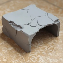 1Pc Turtles Hide In Shelters, And So Do Frogs, Pet Habitats And Practical Landscape Design, The Burrowing Animal Uses Plastic Materials For Its Shelter.Suitable For Turtles Hide In The House.6. - Multicolor - View 4