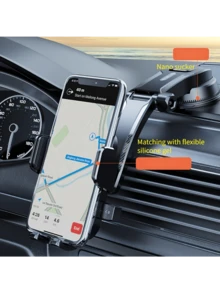 Stable Anti-Shake Car Phone Holder, Bionic Automatic Mechanical Lock, Wear-Resistant Suction Cup Dashboard Clip, Firmly Fixed On Bumpy Roads, Universal Car Navigation Accessory, Suitable For Delivery Drivers - Multicolor - View 7