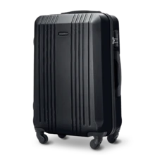 W WINGS حقيبة سفر WINGS KESTREL ذات هيكل صلب من مادة ABS+ مع 4 عجلات دوارة 360° وقفل رقمي ومقبض تلسكوبي – مقاس كابينة، متوسطة، كبيرة - رمادي غامق - مشاهدة 9