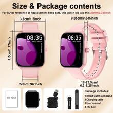 1.83 Inch Full Screen Touch Sports Smart Watch, Zinc Alloy Body, With Multiple Sports Modes, Multi-Function Call Answer/Dial, Remote Camera/Music Play, Sports Fitness Smart Watch, Compatible With IOS And Android - View 7