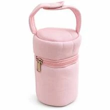 1pc Black Insulated Bottle Bag, Water-Resistant, Lightweight, Suitable For Stroller, Compatible With Tommee Tippee Bottles - Multicolor - View 9