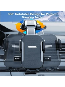 Stable Anti-Shake Car Phone Holder, Bionic Automatic Mechanical Lock, Wear-Resistant Suction Cup Dashboard Clip, Firmly Fixed On Bumpy Roads, Universal Car Navigation Accessory, Suitable For Delivery Drivers - Multicolor - View 8