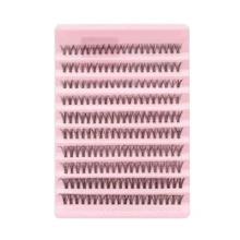 200pcs Individual False Eyelash Clusters 30D/40D D Curl 8-16mm Eyelash Extension Set DIY Natural Lightweight Fluffy False Eyelashes Suitable For Beginners Home Daily Makeup Wedding Party Travel Music Festival Gift Set (1/2/3pcs) - D - View 9