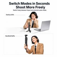 Chân máy mini giao diện 1/4" tương thích với Pocket 3/4/4P Action Camera, giao diện ren 1/4" cho X4/5/6 Panoramic Camera, tương thích Lunaultra - Xem 6