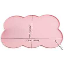 Silicone Pet Feeding Mat, Leak-Proof & Non-Slip Dog And Cat Food Bowl Tray, Waterproof Anti-Slip Pet Meal Mat With High Edges For Puppy And Kitten Feeding Area - Multicolor - View 2